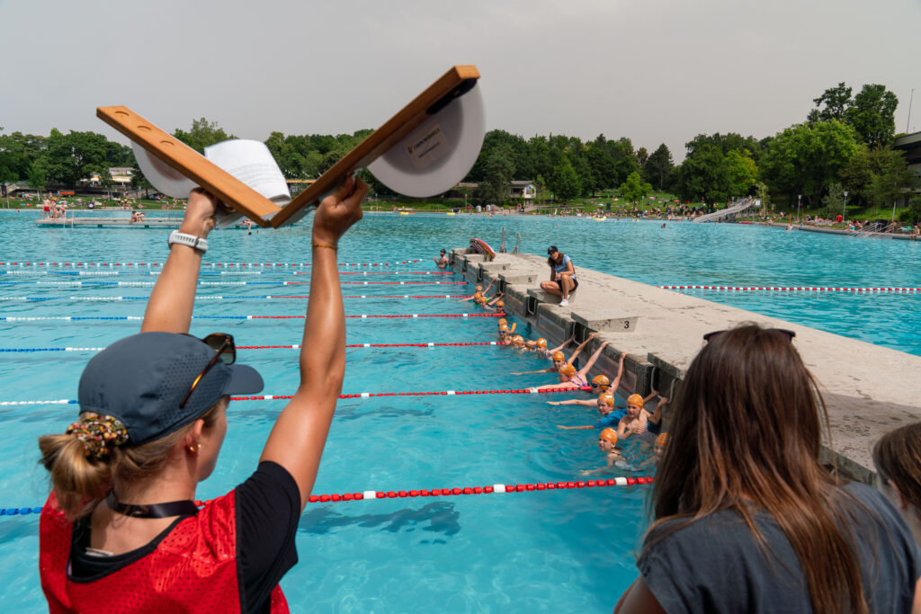 Schwimmstart am Kids Triathlon