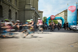 Veloparade am Festival Hallo Velo!