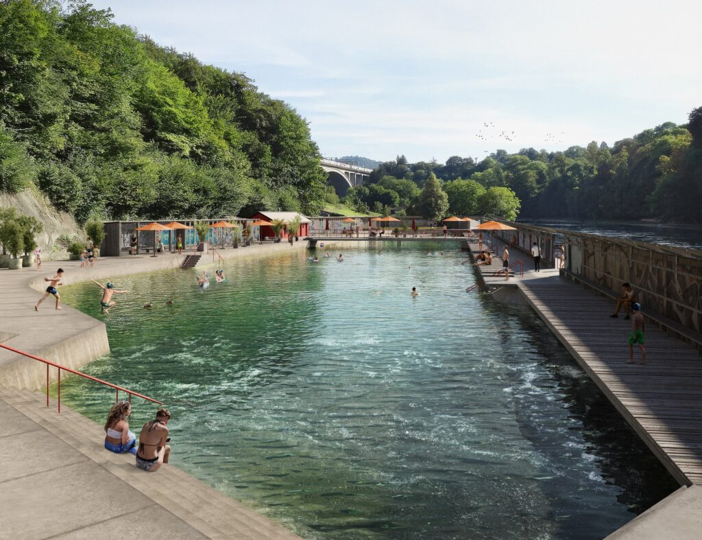 Visualisierung Freibad Lorraine