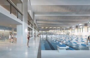 Visualisierung Becken Schwimmhalle Neufeld