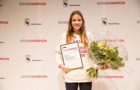 Delia Sclabas (LG Bern / SKBE), BÃRNCHAMPION Kategorie Â«NachwuchssportÂ»